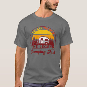 Camping Dad Motorhome Gift Caravan Camper Dad T-shirt