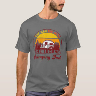 Camping Dad Motorhome Gift Caravan Camper Dad T-shirt