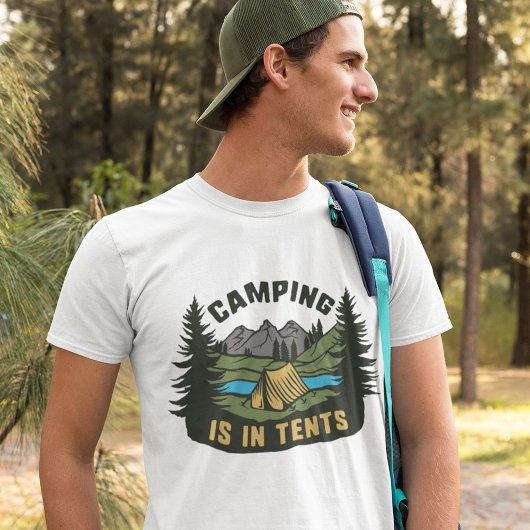 Camping Dans Tentes T-Shirt