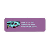 Camping de remorques de voyage Camping Étiquettes  (Devant)