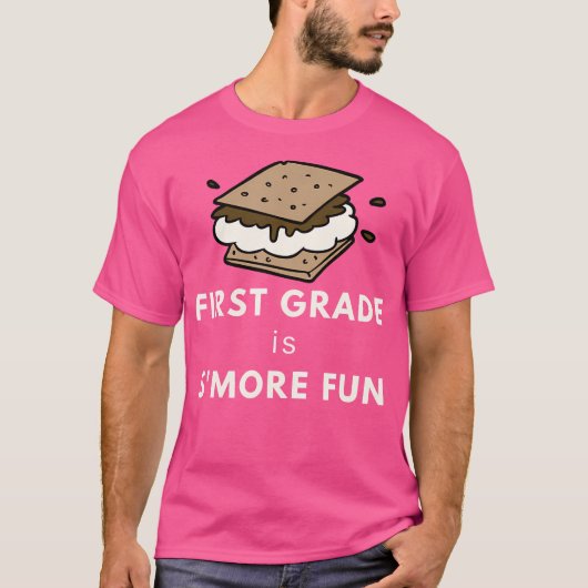 Camping d'enseignant de première année Tshirt Prem (Devant)