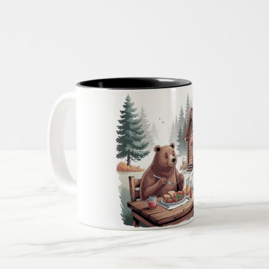 Camping d'ours et manger de la Mug (Devant gauche)