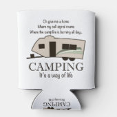 Camping: Een manier van leven Blikjeskoeler (Achterkant)