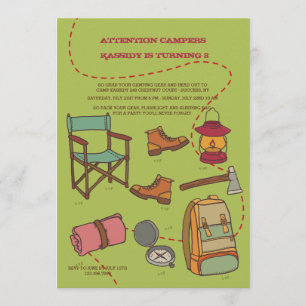 Camping Elements nodiging Kaart