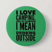 Camping en drink Button (Voorkant)