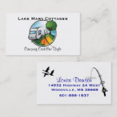 Camping en Gevist Contactkaartje (Voorkant / Achterkant)