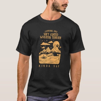 Camping en zachte gecoate tarwedrager Kinda dag T-shirt