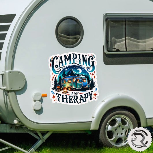 Camping Est Mon Sticker Thérapeutique - Joli Décal