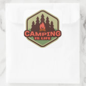 Camping Est Stickers Vie (Sac)
