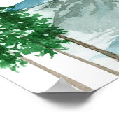 Camping extérieur Bachelorette Affiche de bienvenu (Coin)