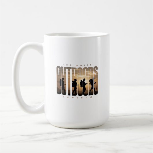 Camping extérieur | Mug classique 15# (Gauche)