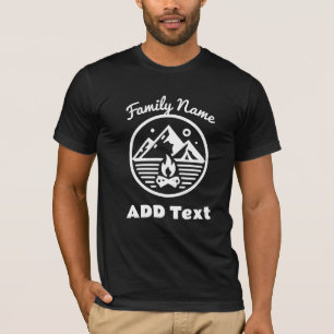 Camping Family Reunion Custom T-shirt