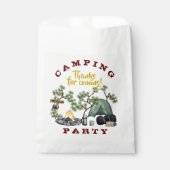 Camping Fête à thème Favoriser les sacs Merci (Devant)