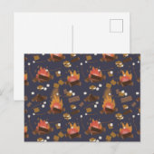 Camping Fire Outdoor Adventure & Marshmallows Feestdagenkaart (Voorkant / Achterkant)