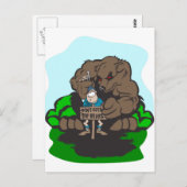 Camping Fun Briefkaart (Voorkant / Achterkant)