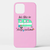 Camping Fun / "We slapen graag rond!" Case-Mate iPhone Case (Achterkant)