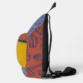 Camping Gear Print Cut Sew Bag Sling Bag (Rechts)