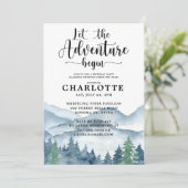 Camping Glamping Invitation de fête d'anniversaire (Debout devant)