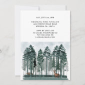 Camping Glamping Invitation de fête d'anniversaire (Dos)
