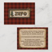 Camping, Glamping, Natuur Trouwruimte Kaart (Voorkant / Achterkant)