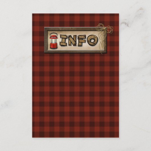 Camping, Glamping, Pêche, Carte de Parc Naturel (Devant)