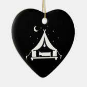 Camping glamping tent keramisch ornament (Rechts)