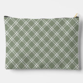 Camping Green Checkered Bridesmaid Etui (Achterkant)