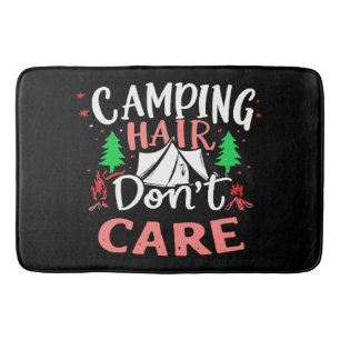 Camping Haar Doet Er Niet Toe Grappig Badmat