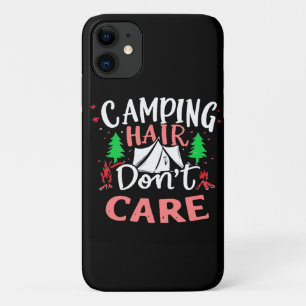Camping Haar Niet Geïnteresseerd Grappig iPhone 11 Hoesje