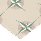 Camping Hiking Outdoor Summer Camp Compass Print Tafelkleed (Gekanteld)