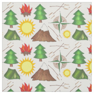 Camping Hiking Summer Camp Fabric Tent Sun Smores Stof