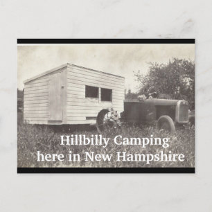 Camping Hillbilly stijl, Briefkaart