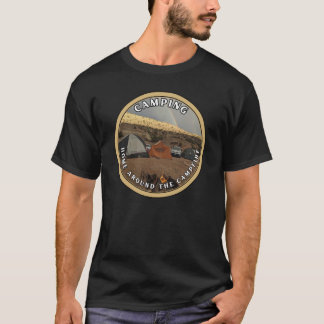 Camping: Huis rond het kampvuur T-shirt