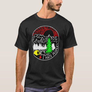 Camping i Hate People Adventure T-shirt