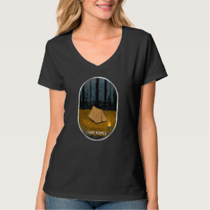 Camping I Hate People Tent T-shirt