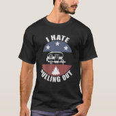 Camping I Hate Pulling  Camper Travel T T-shirt (Voorkant)