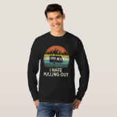 Camping I Hate Pulling  Camper Travel T T-shirt (Voorkant volledig)