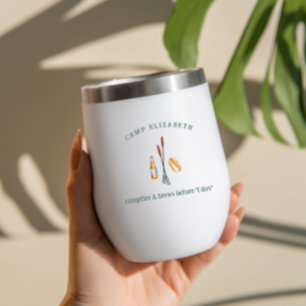 Camping illustré Bachelorette