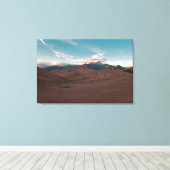 Camping in de Duinen Canvas Afdruk (Insitu (Houten vloer))