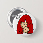 Camping in Tent Button (Voorkant /achterkant)