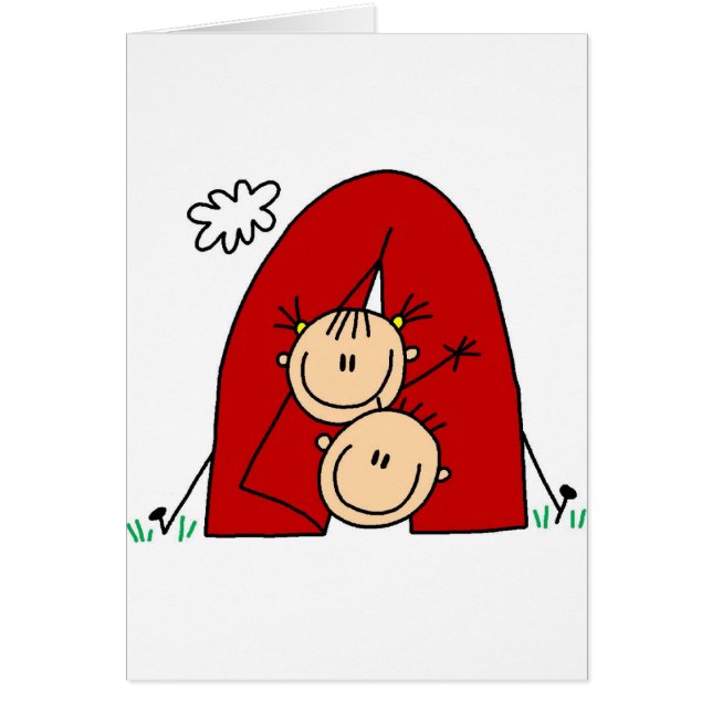 Camping in tentaart (Voorkant)