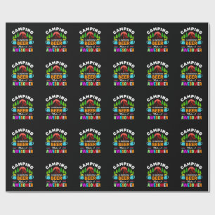 Camping is Awesome Bier Maak het Awesomer-67357 Cadeaupapier