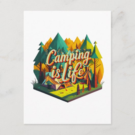 Camping is Leven Informatiekaartje (Voorkant)