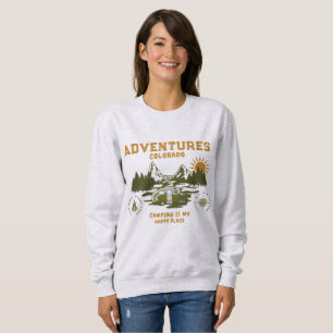 Camping is mijn Happy Place Sweatshirt