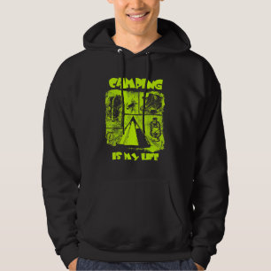 Camping is mijn leven buitenshuis Wilderness Camp Hoodie