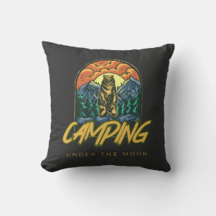 Camping is mijn liefdestaal kussen