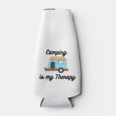 Camping is mijn therapie flesjeskoeler (Voorkant)