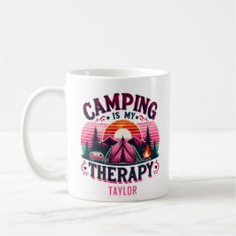 Camping is mijn therapie koffiemok