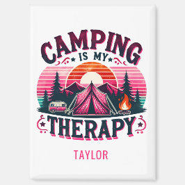 Camping is mijn therapie magneet