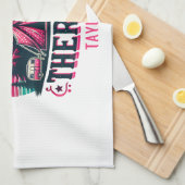 Camping is mijn therapie theedoek (Quarter Fold)